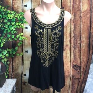 Emma James Embroidered Top Sz. M